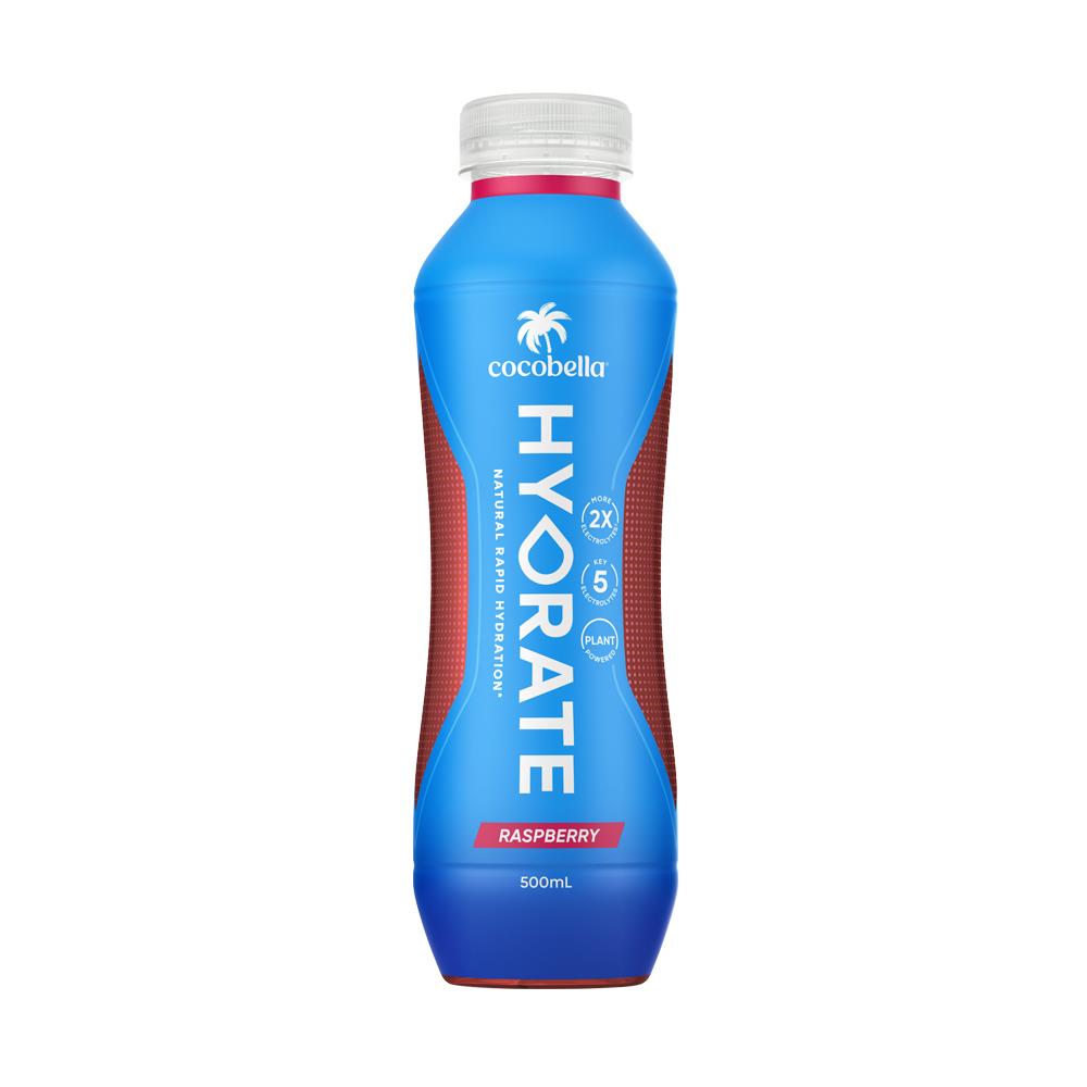500ML COCOBELLA HYDRATE RASPBERRY