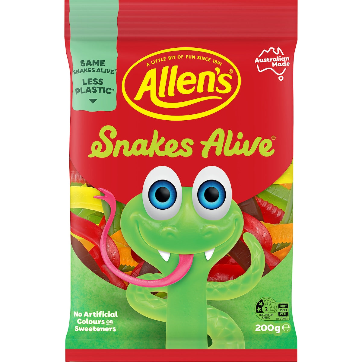 Allen’s snakes alive 200g