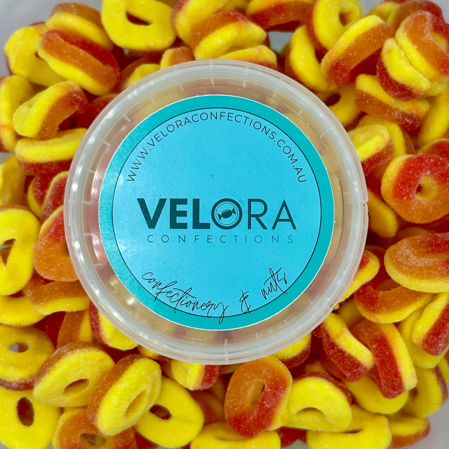 Peach rings 150g