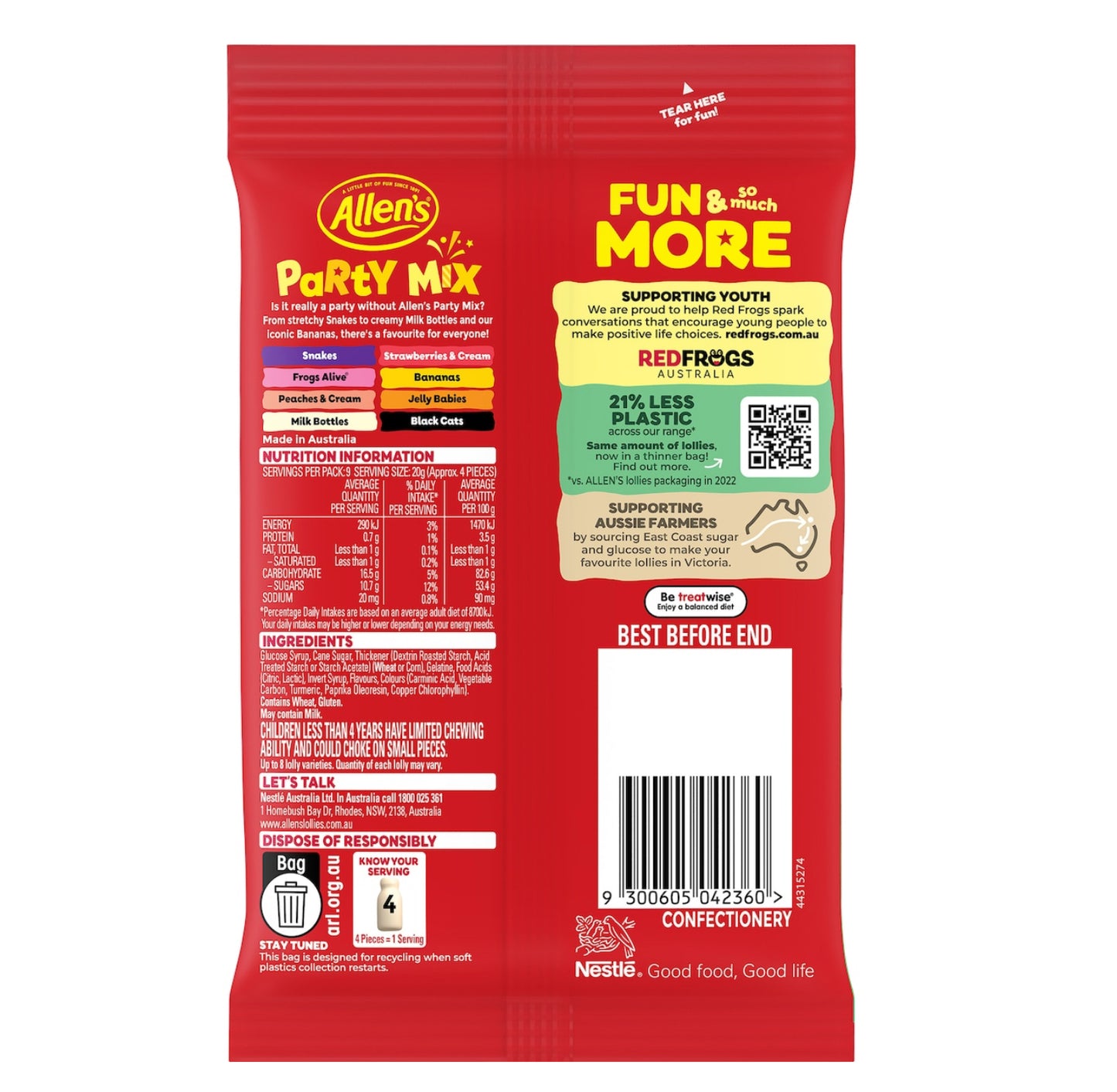 Allen’s party mix 190g